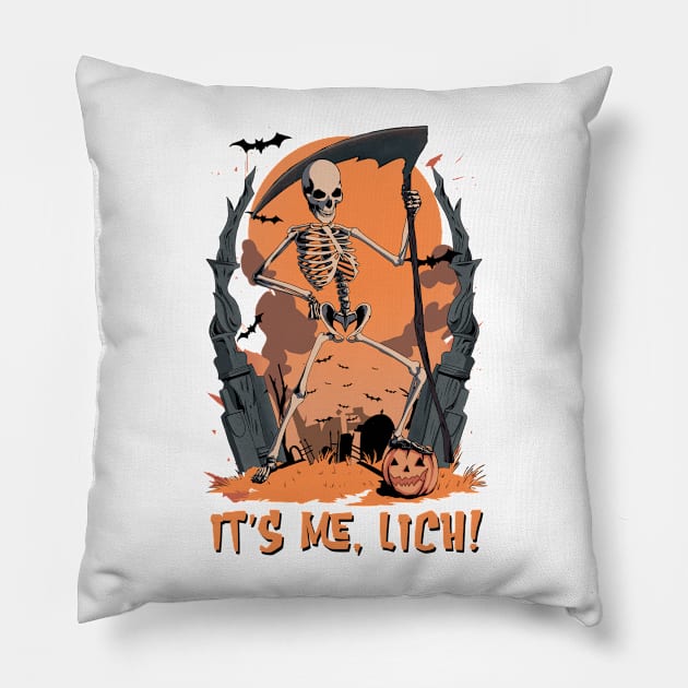 Legendary Skeletal Lich Pillow by scorpakwal