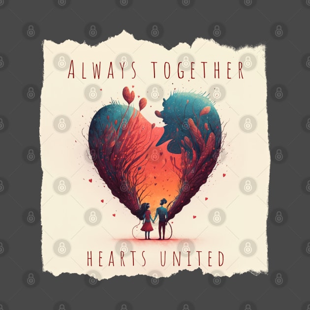 Always together, hearts united by DreadX3