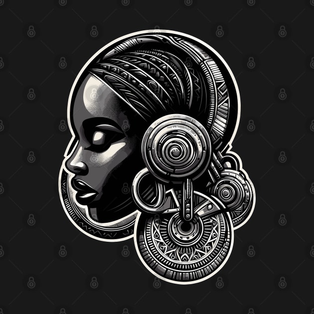 Afrocentric Woman Music by Graceful Designs