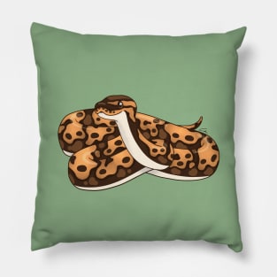 Normal Ball Python Digital Illustration Pillow