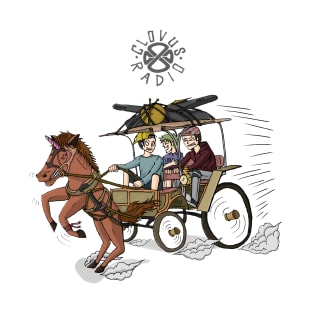 Horse carriage and radio T-Shirt