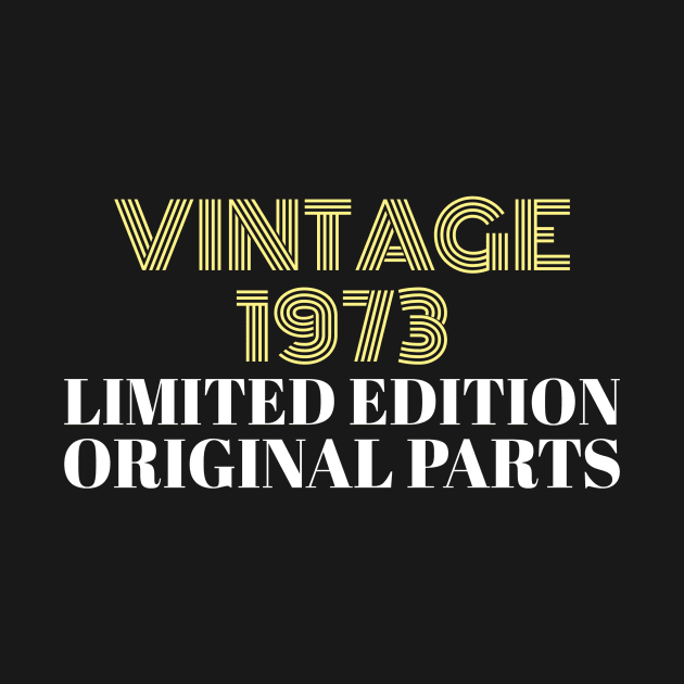 Vintage 1973 Limited Edition Original Parts by Green Zen Culture