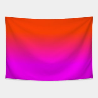 Neon Orange and Hot Pink Ombre Shade Color Fade Tapestry
