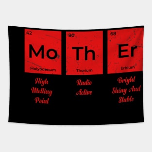 Womens Mother Periodic Table Elements of a Mother's Day Tapestry