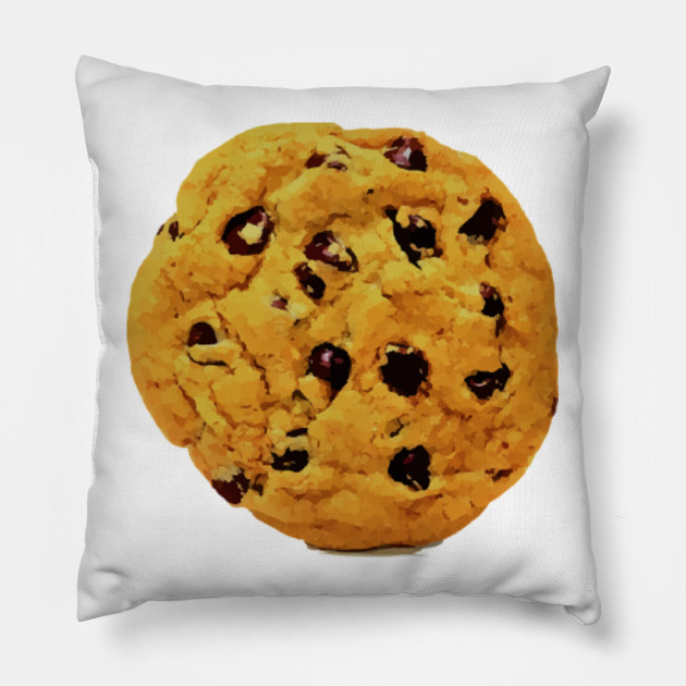 Chocolate Chip Cookie Design Cookie Design Pillow Teepublic