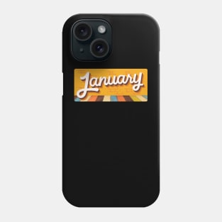 January Phone Case