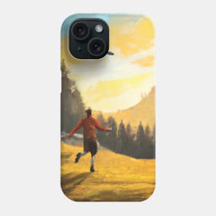 Disc Golf in a Mountain Valley Phone Case