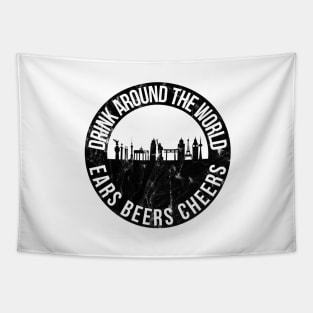 Drink Around the World Vintage Tapestry