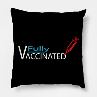 fully vaccinated pro vaccine covid corona virus Pillow