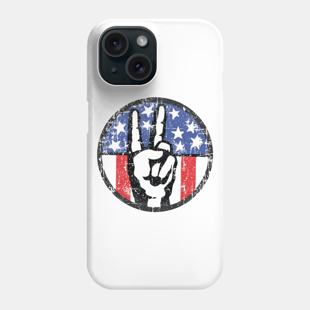 Peace Sign Flag Phone Case by artbitz