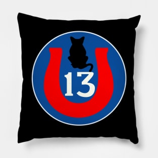 13th Infantry Divison - Black Cat wo Txt Pillow
