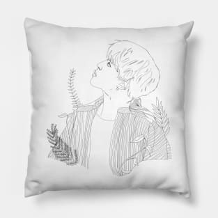 Flower boy soft jimin bts Pillow