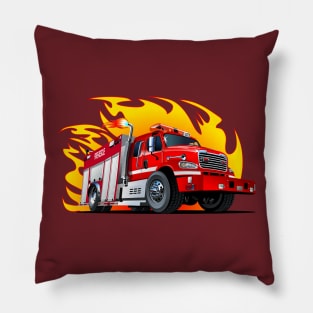 Cartoon firetruck Pillow