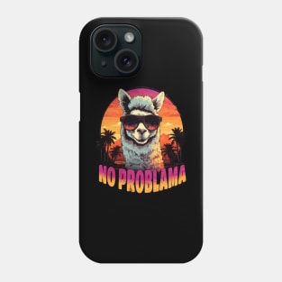 No Problama LLama Design Phone Case