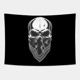 gangsta skull Tapestry