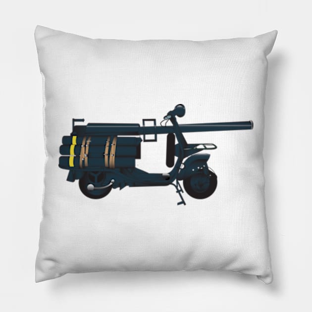 Vespa 150 T.A.P Pillow by kindacoolbutnotreally