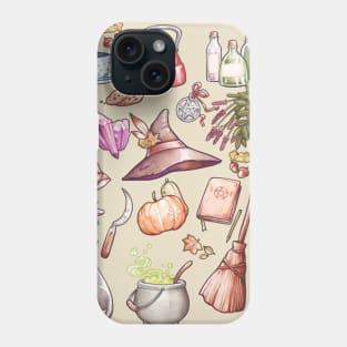 FOLK WITCH ELEMENTS Phone Case