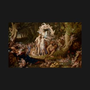 The Reconciliation of Oberon and Titania - Joseph Noel Paton T-Shirt