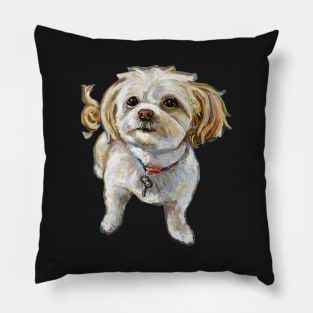 Cute Chi Poo Shi Tzu Sticker Pillow