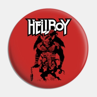 1st HELLBOY SKETCH Pin