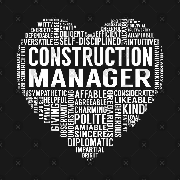 Construction Manager Heart by LotusTee