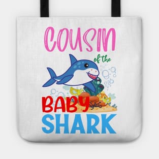 Cousin Of The Baby Shark Birthday Tote