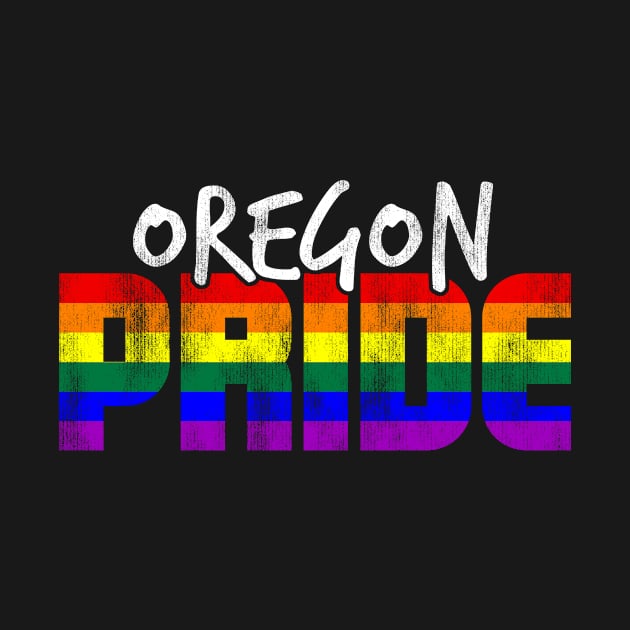 Oregon Pride LGBT Flag by wheedesign