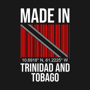 Made In Trinidad And Tobago Barcode - Trini To De Bone T-Shirt