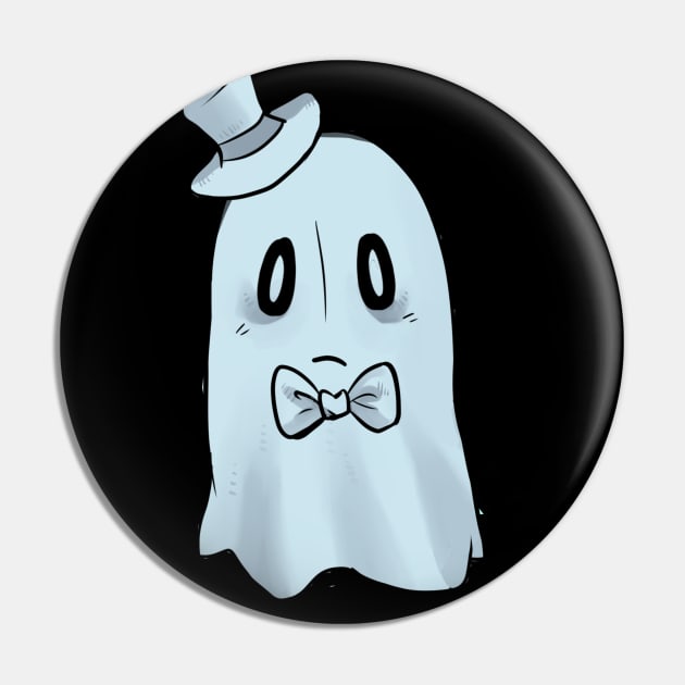 Napstablook Pin by WiliamGlowing