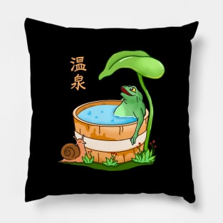 Frog Onsen Pillow