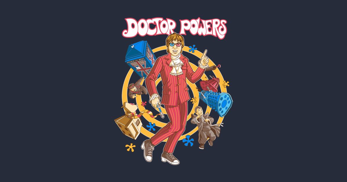 Doctor Power - Doctor Who - T-Shirt | TeePublic