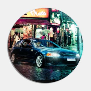 JDM VTI in Osaka Streets Pin