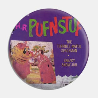 H R Pufnstuf Comic Book Cover Pin