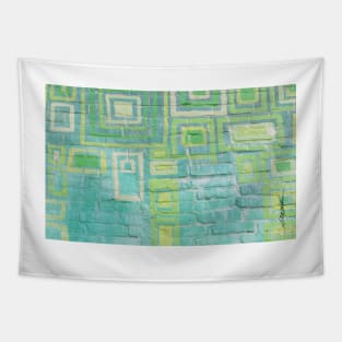 Aqua & Lime Tapestry