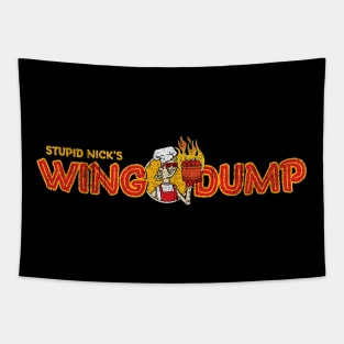 Stupid Nick's Wing Dump Tapestry