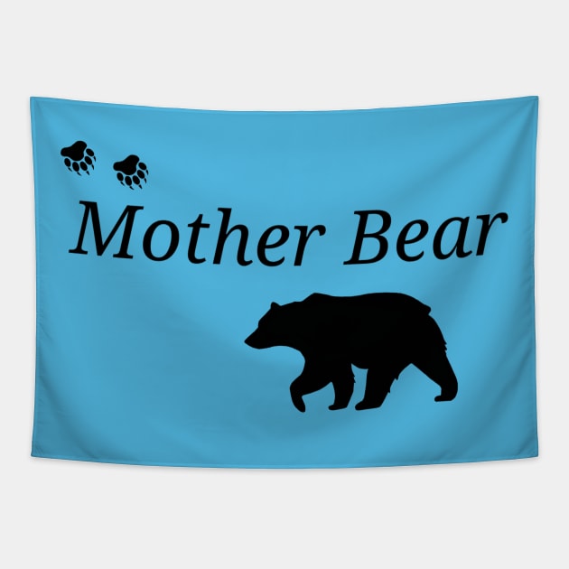 Mother Bear Tapestry by DinoDoodle