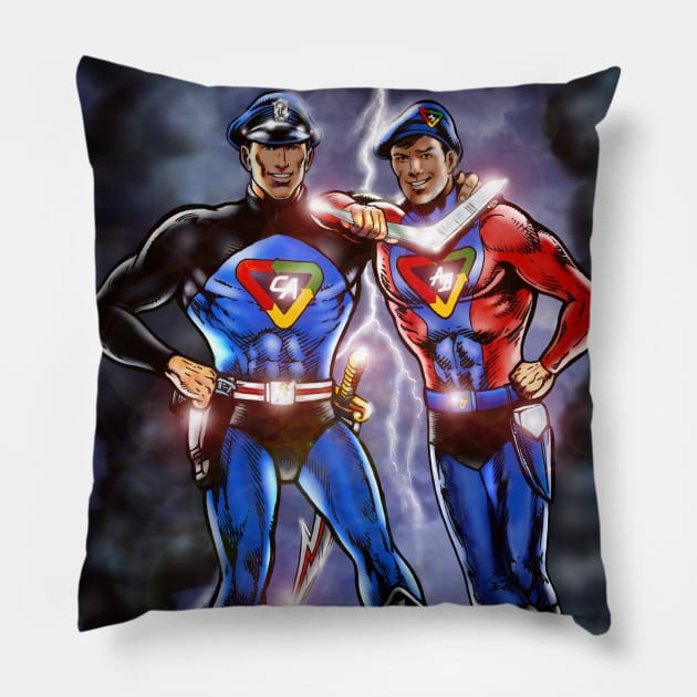 Captain ACTION Pillow by ArlenSchumer