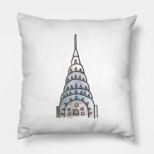 New York City Icons: Chrysler Building Pillow