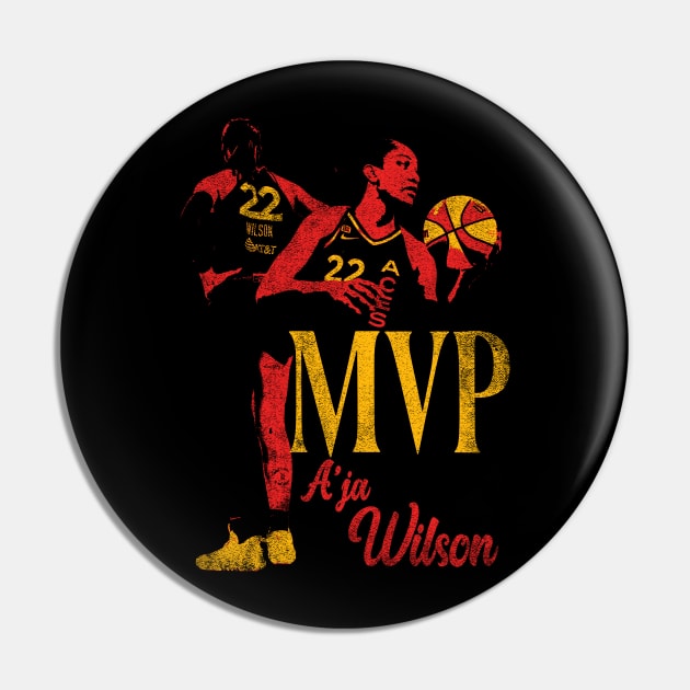 A'ja Wilson 2022 MVP WNBA Pin by GasparArts