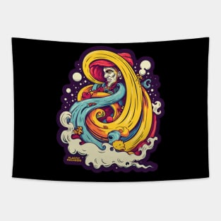 Plastic Macaroni Boho Trippy Hippy Wizard Tapestry