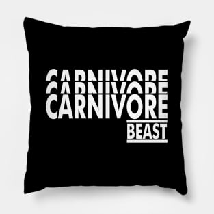 CARNIVORE BEAST Modern Style Original Design Pillow