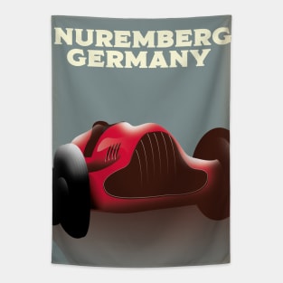 Nuremberg Germany Racing poster Tapestry