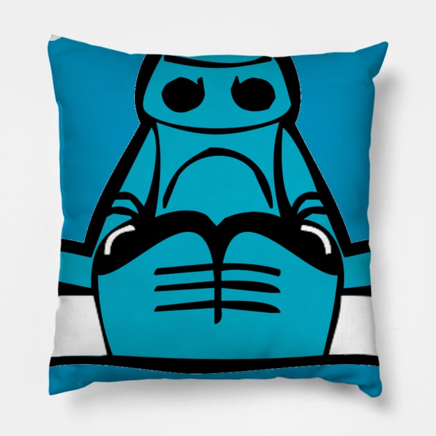 Reading Robot Chicago Bulls Mashup Pillow by RatedRetroNYC