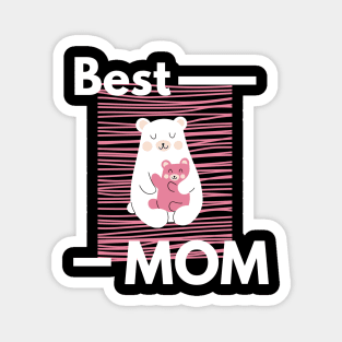 Best Mom With Cute Bears Magnet