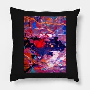 Perseption in Magenta - painting by Avril Thomas - Adelaide Artist Pillow