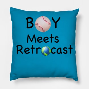 Boy Meets Retrocast World Logo Pillow