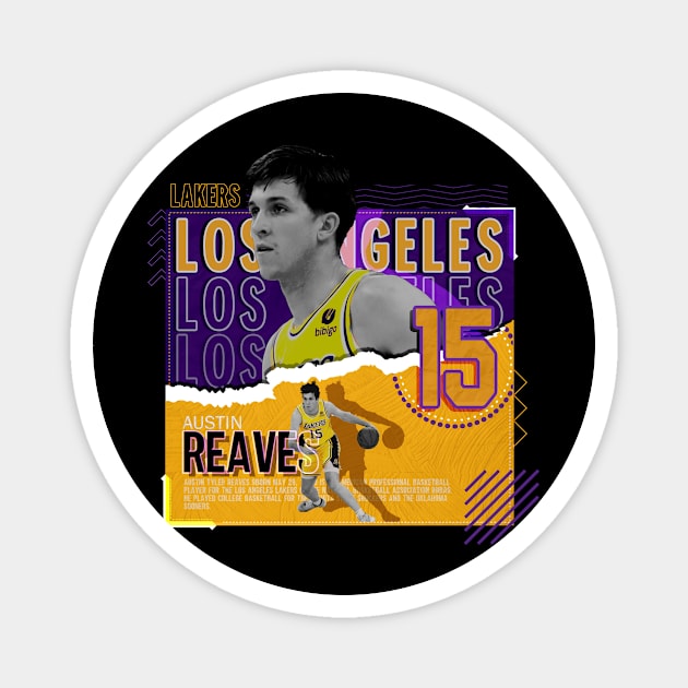 Rinkha Austin Reaves Basketball Paper Poster Lakers T-Shirt