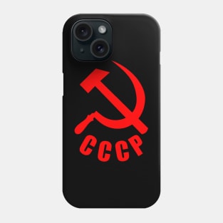 CCCP Hammer and Sickle red Phone Case