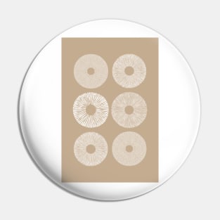 Neutral mushroom spore print Pin