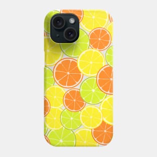 Citrus Slices - orange, lime, lemon Phone Case